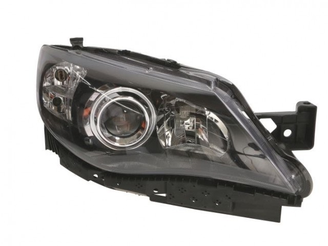 Subaru Impreza 2007-2012 utángyártott új jobb első fényszóró H7/HB3 sötét házas 2011-ig (motoros) DEPO