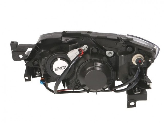 Subaru Impreza 2007-2012 utángyártott új jobb első fényszóró H7/HB3 sötét házas 2011-ig (motoros) DEPO