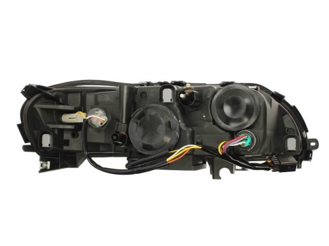 Volvo S60, V70, XC70 2000-2010 utángyártott új bal első fényszóró H7/H9 szürke házas 05-től (motoros) DEPO