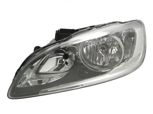 Volvo S60, V60 utángyártott új bal első fényszóró H7/H9 LED-es (motorral) DEPO