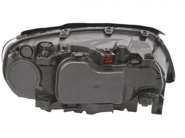 Volvo S80, V70, XC70 utángyártott új bal első fényszóró H9/H7/LED sárga vill. (motorral) DEPO