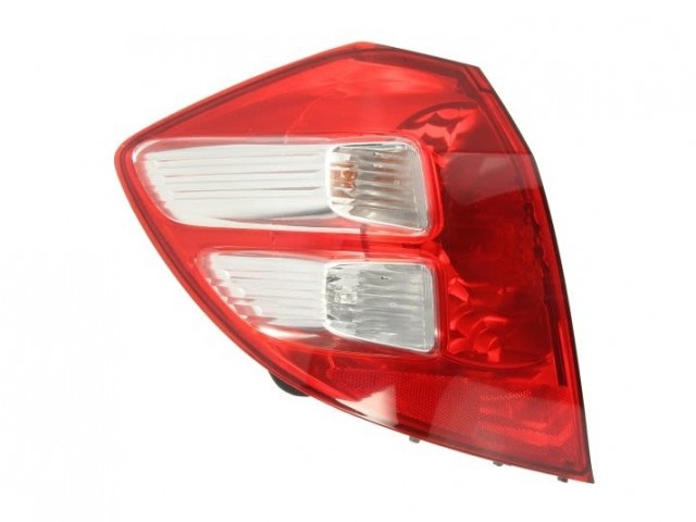 Honda Jazz 2008-2011 utángyártott új bal hátsó lámpa szürke/piros DEPO