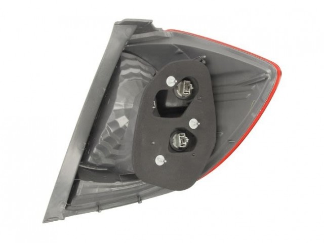 Honda Jazz 2008-2011 utángyártott új bal hátsó lámpa szürke/piros DEPO
