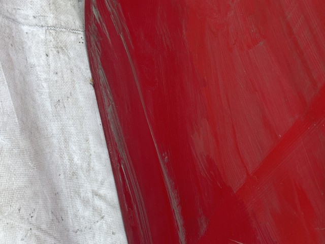 213772 Fiat Bravo 2007-2014 jobb hátsó ajtó, a képen látható sérüléssel