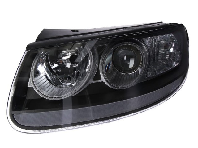 Hyundai Santa FÉ II.  2006.02.01-2009.09.30 utángyártott új bal első fényszóró 2H7 (motoros) TYC