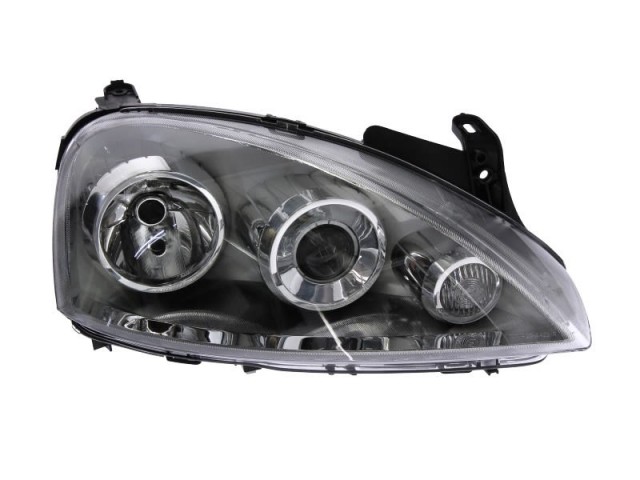 Opel Corsa C 2000.09.01-2006.08.31 utángyártott új jobb első fényszóró 2H7 DE ZKW-tip. (motorral) TYC