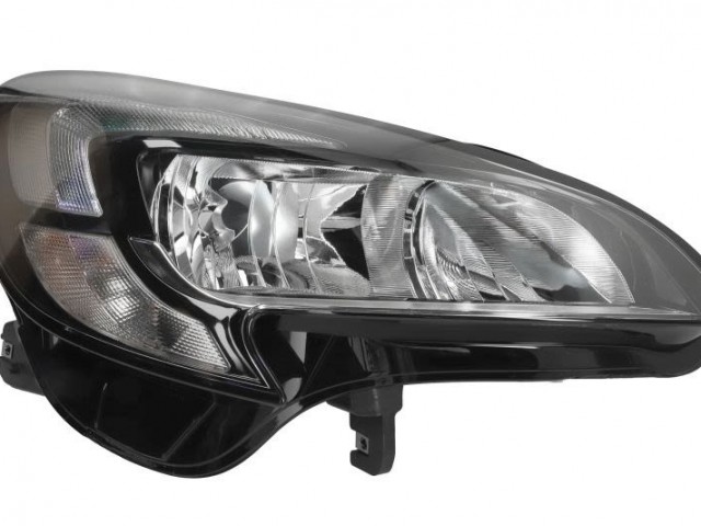 Opel Corsa E 2014.09.01-2019.10.06  utángyártott új jobb első fényszóró 2H7 +LED napp.f., motorral TYC