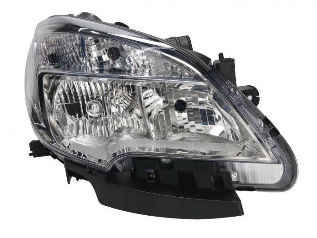Opel Mokka  2012.09.01-2016.09.01 utángyártott új jobb első fényszóró HB3/H7+napp.f. króm h. (motorral) TYC