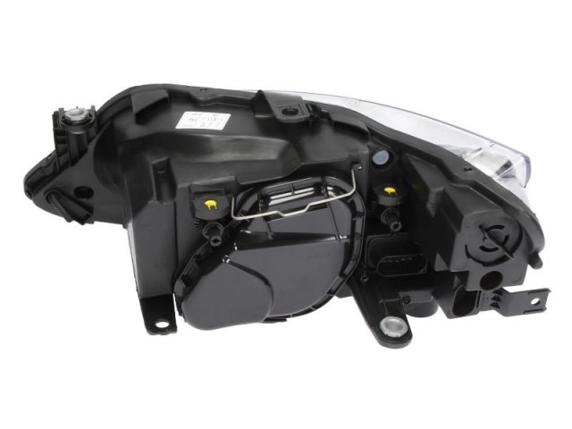 Seat Ibiza 6J 2008.05.01-2012.03.23 utángyártott új jobb első fényszóró H4 fekete házas  (motorral) TYC