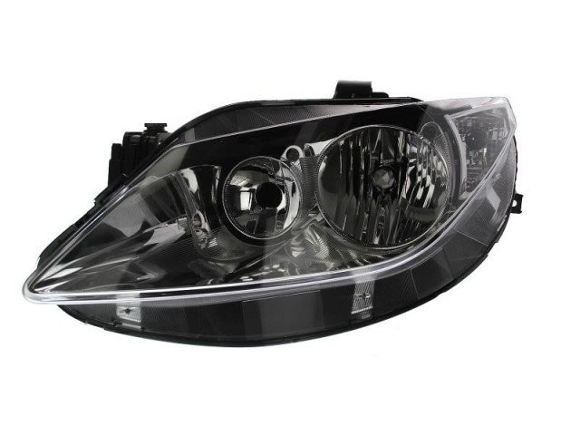 Seat Ibiza 6J   2008.05.01-2012.03.23 utángyártott új bal első fényszóró 2H7 króm házas (motorral) TYC