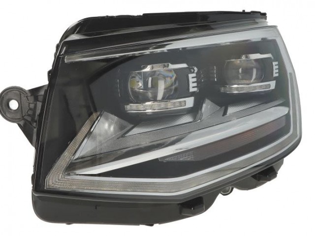 Volkswagen Transporter T6 2015.07.01-2020.01.31 utángyártott új bal első fényszóró LED (elektr.nélkül) TYC