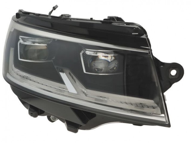 Volkswagen Transporter T6 2019.11.02-  utángyártott új jobb első fényszóró LED (motorral) elektr.nélk. TYC