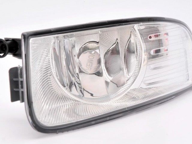 Skoda Superb II. 2008-2013 utángyártott új bal első ködlámpa H8 09.07-ig DEPO
