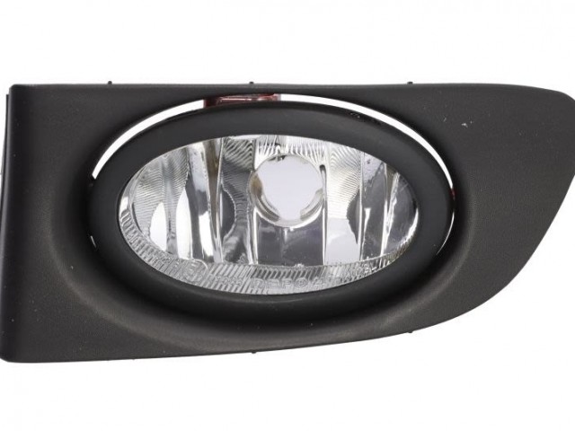 Honda Jazz 2004-2008 utángyártott új bal első ködlámpa, kerettel H11 (EU gyártás) -06 DEPO