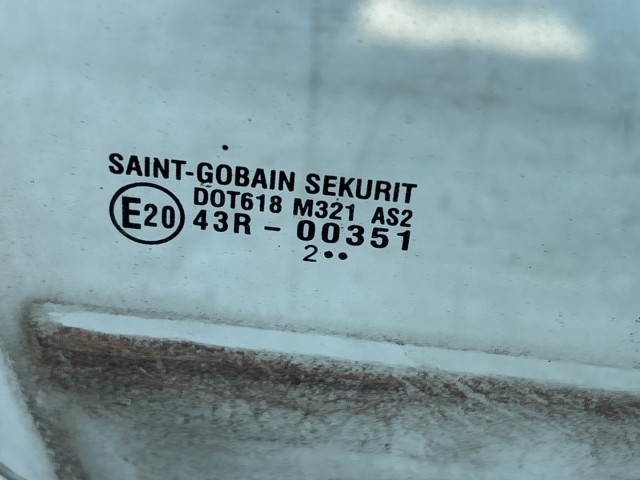 Fiat Sedici 2006-2014 jobb hátsó lejáró zöld színű üveg