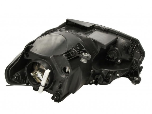 Volkswagen Up   2011.08.01-2016.05.30 utángyártott új jobb első fényszóró H4 fekete házas (motoros) TYC
