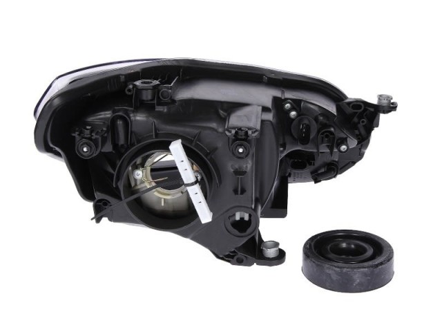 Volkswagen Up  2011.08.01-2016.05.30 utángyártott új bal első fényszóró H4 fekete házas (motoros) TYC