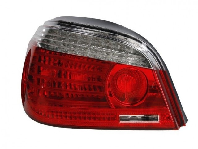 BMW 5 E60 2007.04.01-2010.10.01 utángyártott új bal hátsó lámpa üres LED  (Sedan)