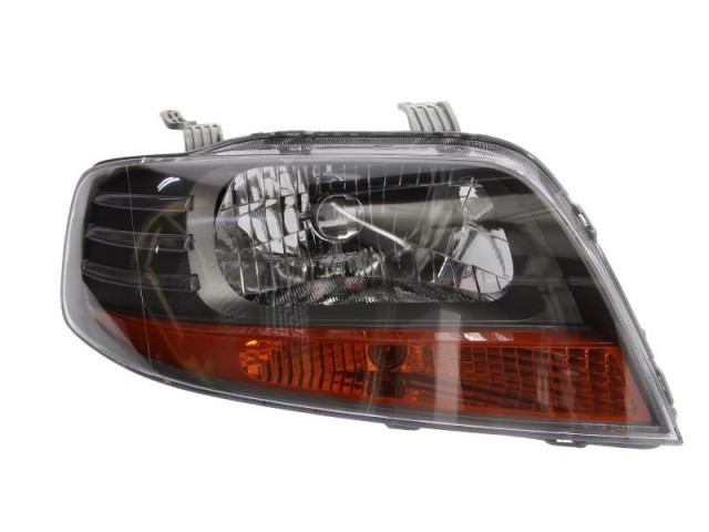 Chevrolet Kalos T200 2003.01.01-2008.12.31 utángyártott új jobb első fényszóró H4 (motoros, hosszú villogó) TYC