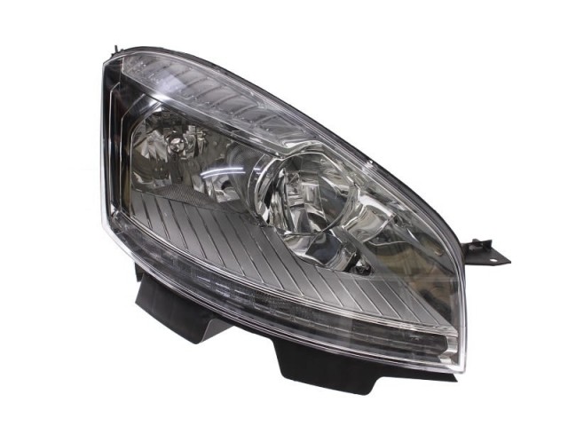 Citroen C4 Picasso 2010.11.01-2013.04.30 utángyártott új jobb első fényszóró H7/H1/H6W feh.v.,Grand is (motorral) TYC