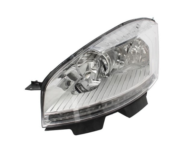 Citroen C4 Picasso  2010.11.01-2013.04.30  utángyártott új bal első fényszóró H7/H1/H6W feh.v.,Grand is (motorral) TYC
