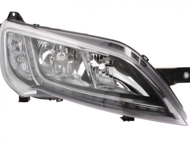 Citroen Jumper  2014.01.01-2023.12.31 utángyártott új jobb első fényszóró 2H7/LED napp.f. ledvez.nélk. króm h.*