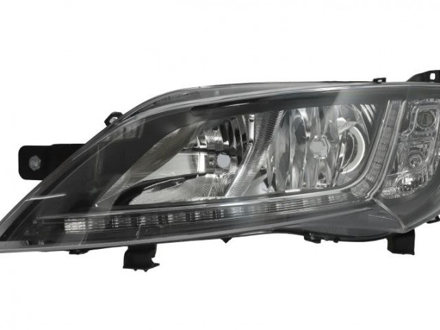 Citroen Jumper 2014.01.01-2023.12.31  utángyártott új bal első fényszóró 2H7/LED napp.f. ledvez.nélk., fekete h. *