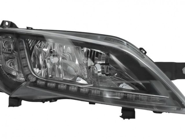 Citroen Jumper   2014.01.01-2023.12.31  utángyártott új jobb első fényszóró 2H7/LED napp.f. ledvez.nélk., fekete h. *