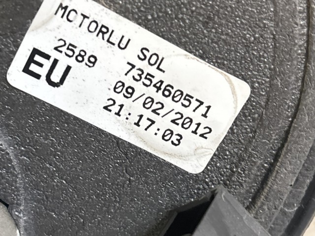 216586 Fiat Fiorino , Qubo 2007-2024 Tükör használt elektromos Bal  5 a képen látható sérüléssel