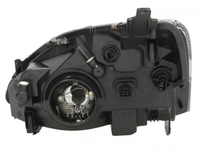 Honda Civic    2001.02.01-2003.12.31  utángyártott új jobb első fényszóró H4 3/5 ajtós, króm házas (motorral) TYC