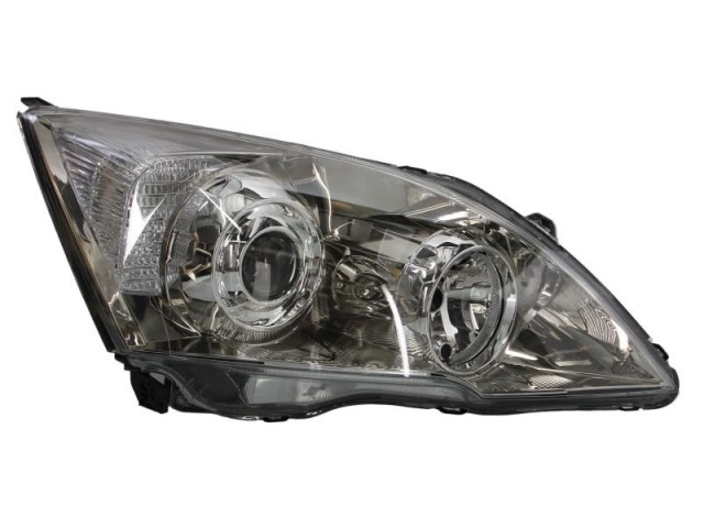 Honda CR-V III.  2006.04.01-2010.03.31 utángyártott új jobb első fényszóró H1/HB3 füst (motorral) TYC