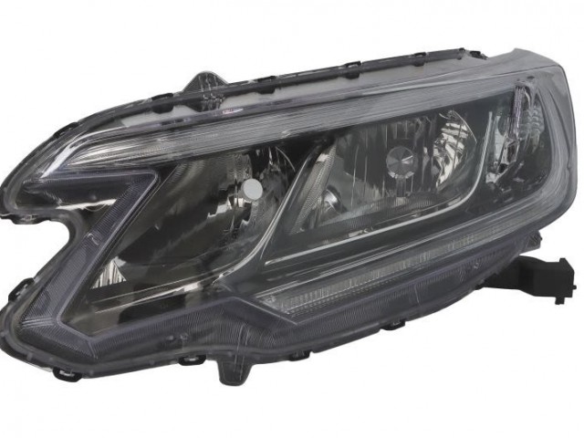 Honda CR-V IV.   2015.01.01-2016.11.01 utángyártott új bal első fényszóró HB3/H11+LED (motorral) TYC