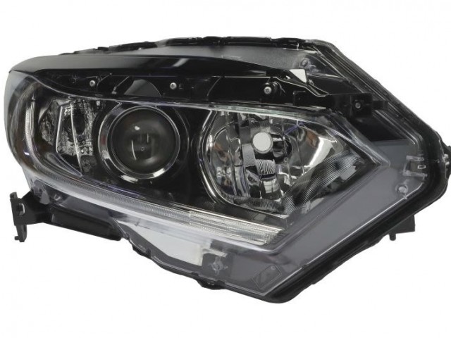 Honda HR-V 2019.01.01-2021.08.30  utángyártott új jobb első fényszóró H11/HB3+LED napp.f. (motorral) 