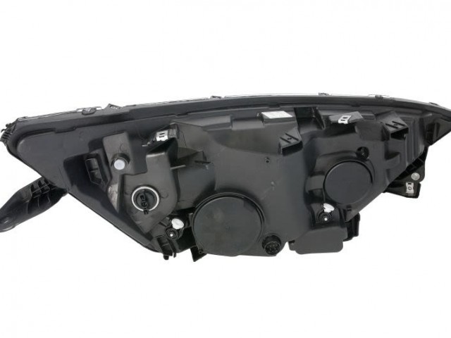 Iveco Daily 2014.07.01-2019.05.31 utángyártott új bal első fényszóró H7/H1+napp.f. fekete házas (motorral) TYC