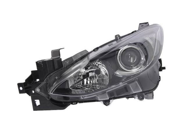 Mazda 3 2013.04.01-2017.01.01 utángyártott új bal első fényszóró H11/H15 (motorral) TYC