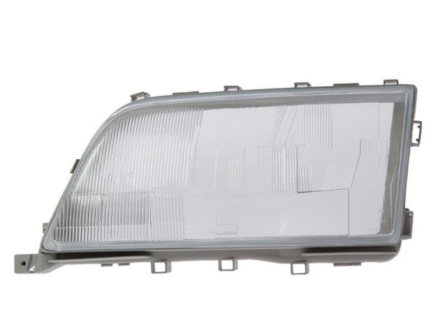 Mercedes Benz W202 C-class 1993.06.01-1996.05.31  utángyártott új bal első fényszóró üveg   TYC