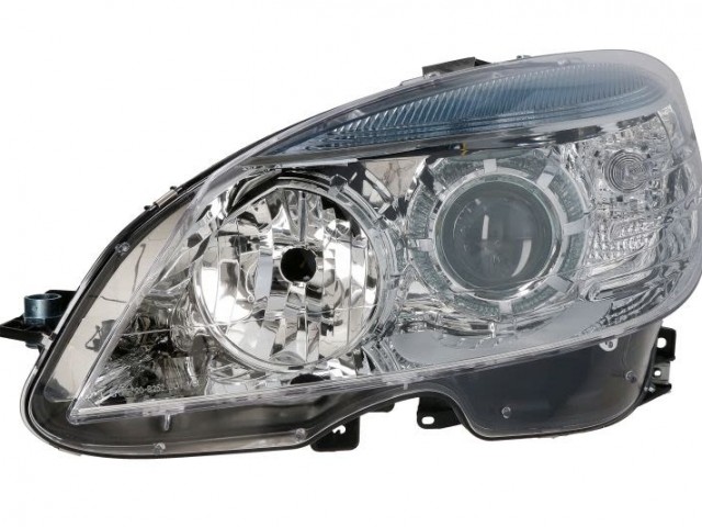 Mercedes Benz W204 C-Class 2007.01.01-2011.03.01 utángyártott új bal első fényszóró 2H7 fehér vill. (motorral) TYC