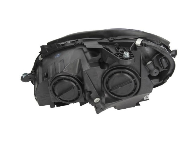 Mercedes Benz W204 C-Class 2011.01.01-2014.02.28  utángyártott új jobb első fényszóró fekete házas H7/H7 (motorral) TYC