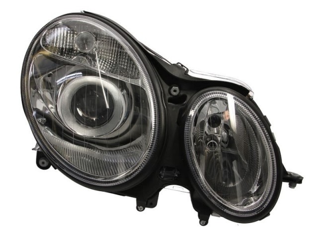 Mercedes Benz E-Class W211   2002.04.01-2006.06.30 utángyártott új jobb első fényszóró 2H7 (motoros) TYC