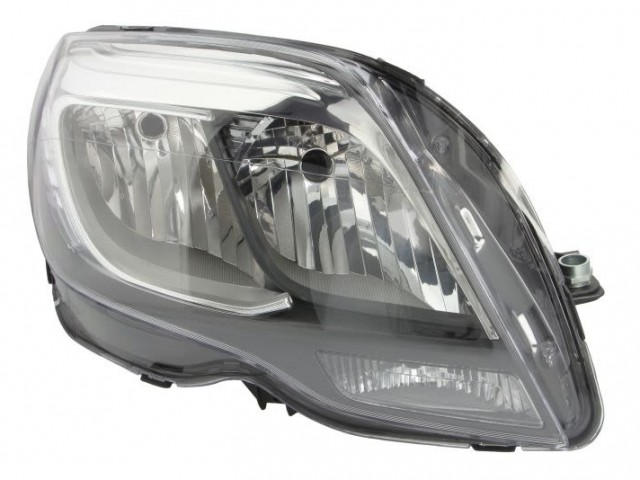 Mercedes Benz GLK-CLASS (X204)    2012-2015.06.01utángyártott új jobb első fényszóró H7/H15+napp.f. (motorral) TYC