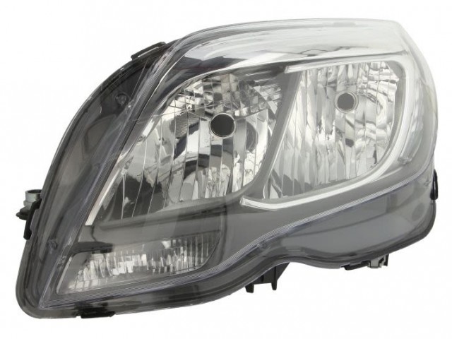 Mercedes Benz GLK-CLASS (X204)    2012-2015.06.01 utángyártott új bal első fényszóró H7/H15+napp.f. (motorral) TYC