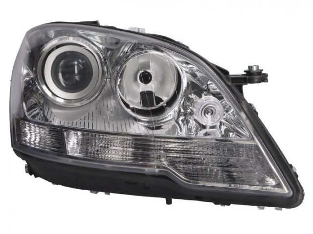 Mercedes Benz ML W164 2009.01.01-11.07.31 utángyártott új jobb első fényszóró 2H7 (motorral) TYC