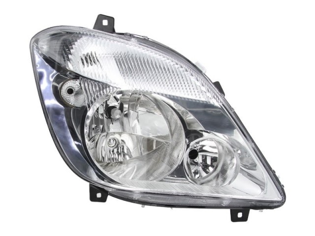 Mercedes Benz Sprinter 2006.06.01-2013.09.07 utángyártott új jobb első fényszóró 2H7 ködlámpa nélkül (motoros) TYC