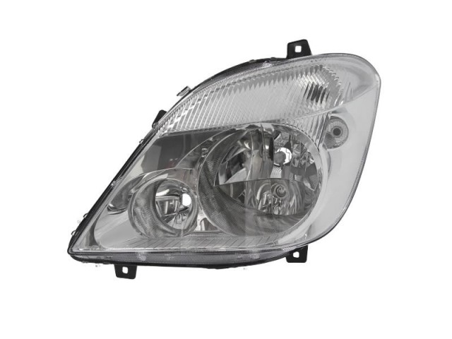 Mercedes Benz Sprinter 2006.06.01-2013.09.07  utángyártott új bal első fényszóró 2H7 ködlámpa nélkül (motoros) TYC