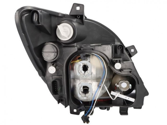 Mercedes Benz Sprinter 2006.06.01-2013.09.07  utángyártott új bal első fényszóró 3H7 ködlámpás (motoros) TYC