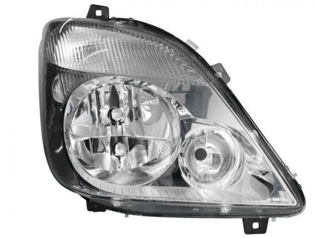 Mercedes Benz Sprinter  2006.06.01-2013.09.07  utángyártott új jobb első fényszóró 3H7 ködlámpás (motorral) TYC