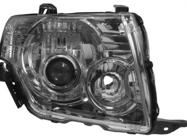 Mitsubishi Pajero 2007.02.01-2012.07  utángyártott új jobb első fényszóró H9/H11 (motorral)  TYC