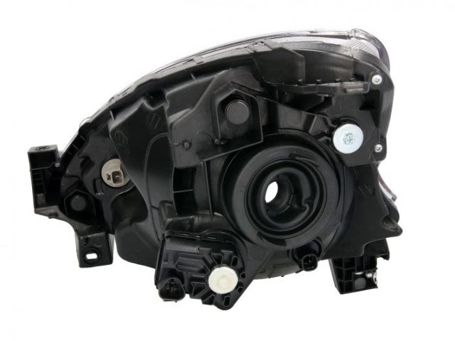 Nissan Micra K13   2013.06.01-2017.02.01 utángyártott új jobb első fényszóró H4 sötét házas (motorral) TYC