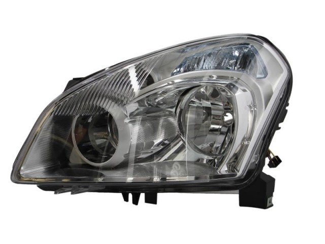 Nissan Qashqai   2007.03.01-2010.04.30  utángyártott új bal első fényszóró 2H7 (motoros) TYC