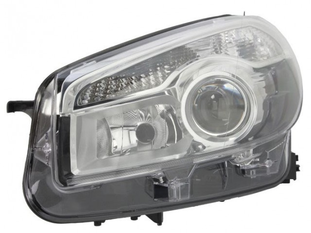 Nissan Qashqai  2010.05.01-2013.11.30  utángyártott új bal első fényszóró XENON D1S/H7 elekt.+ izzó nélk.(motorral)
